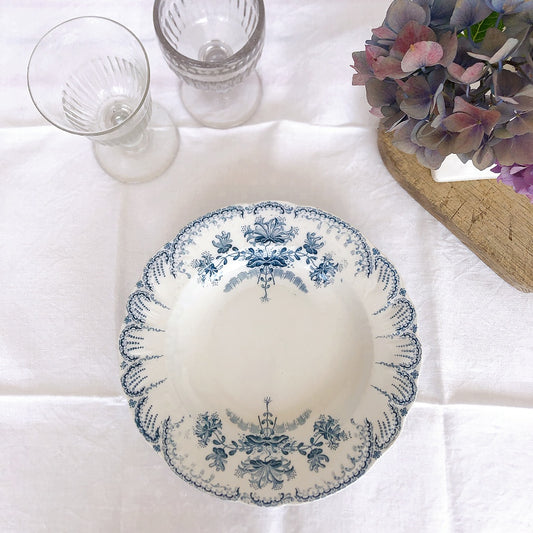 サンタマンアマージュREGENCE(レジャンス) スーププレート B フランスアンティーク食器 ブロカント 蚤の市