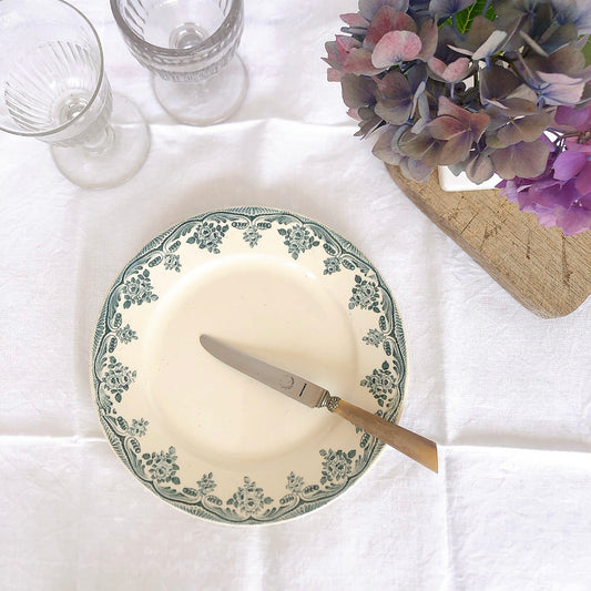 ショワジールロワ BORDEAUX ボルドーモデル ディナープレート フランスアンティーク食器 ブロカント 蚤の市