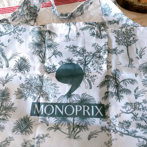 フランス モノプリ（MONOPRIX）エコバック エッフェル塔  フランス土産 フランスエコバック エッフェル塔柄エコバック