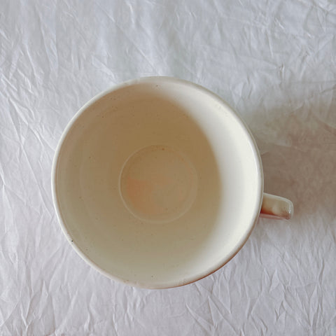 ディゴワンサルグミンヌ バスク柄 コーヒーカップ 200ml『ルージュ・マリン』 フランスアンティーク食器 蚤の市　ブロカント　バスク柄食器