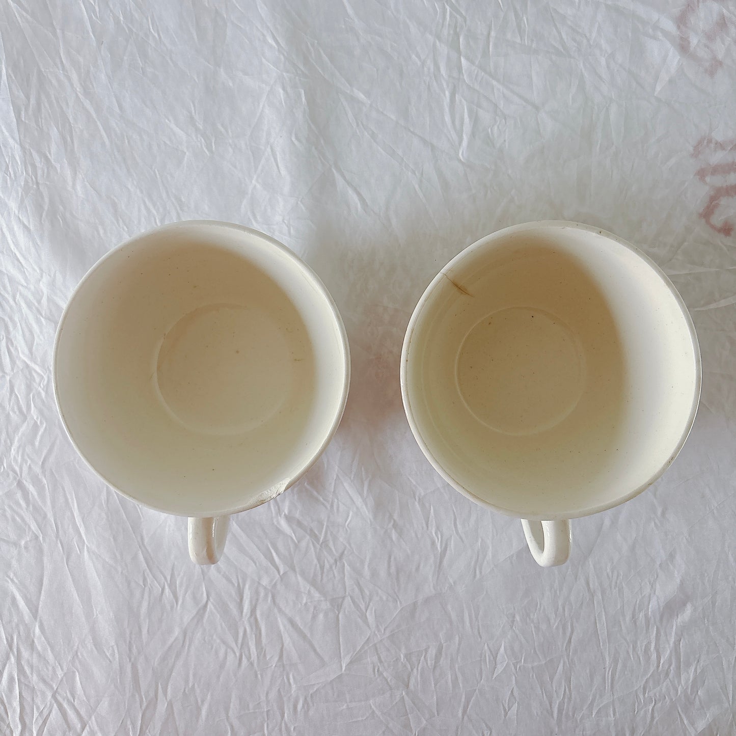 ディゴワンサルグミンヌ バスク柄 コーヒーカップ 200ml『ルージュ・マリン』 フランスアンティーク食器 蚤の市　ブロカント　バスク柄食器