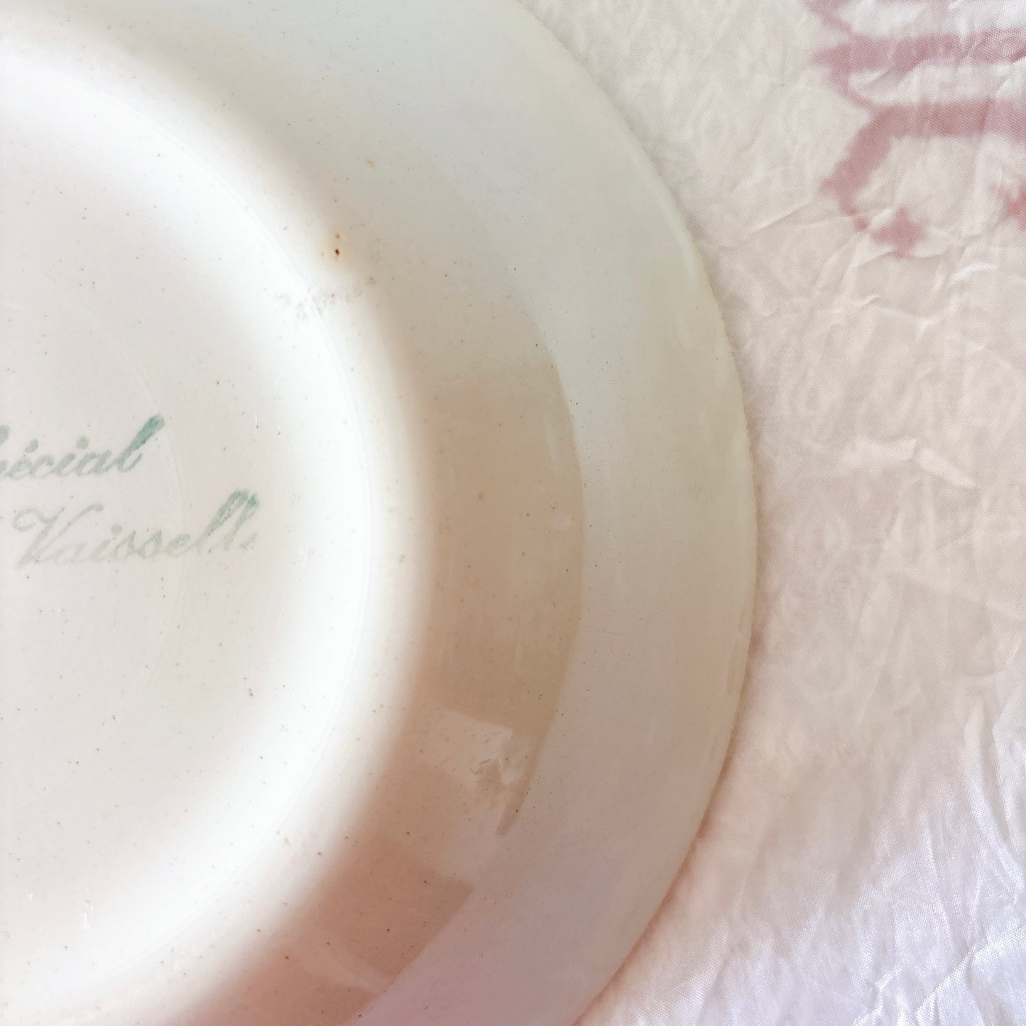 ムーランデルー Moulin des Loups バスク柄 キャロットプレート フランスアンティーク食器 ブロカント 蚤の市