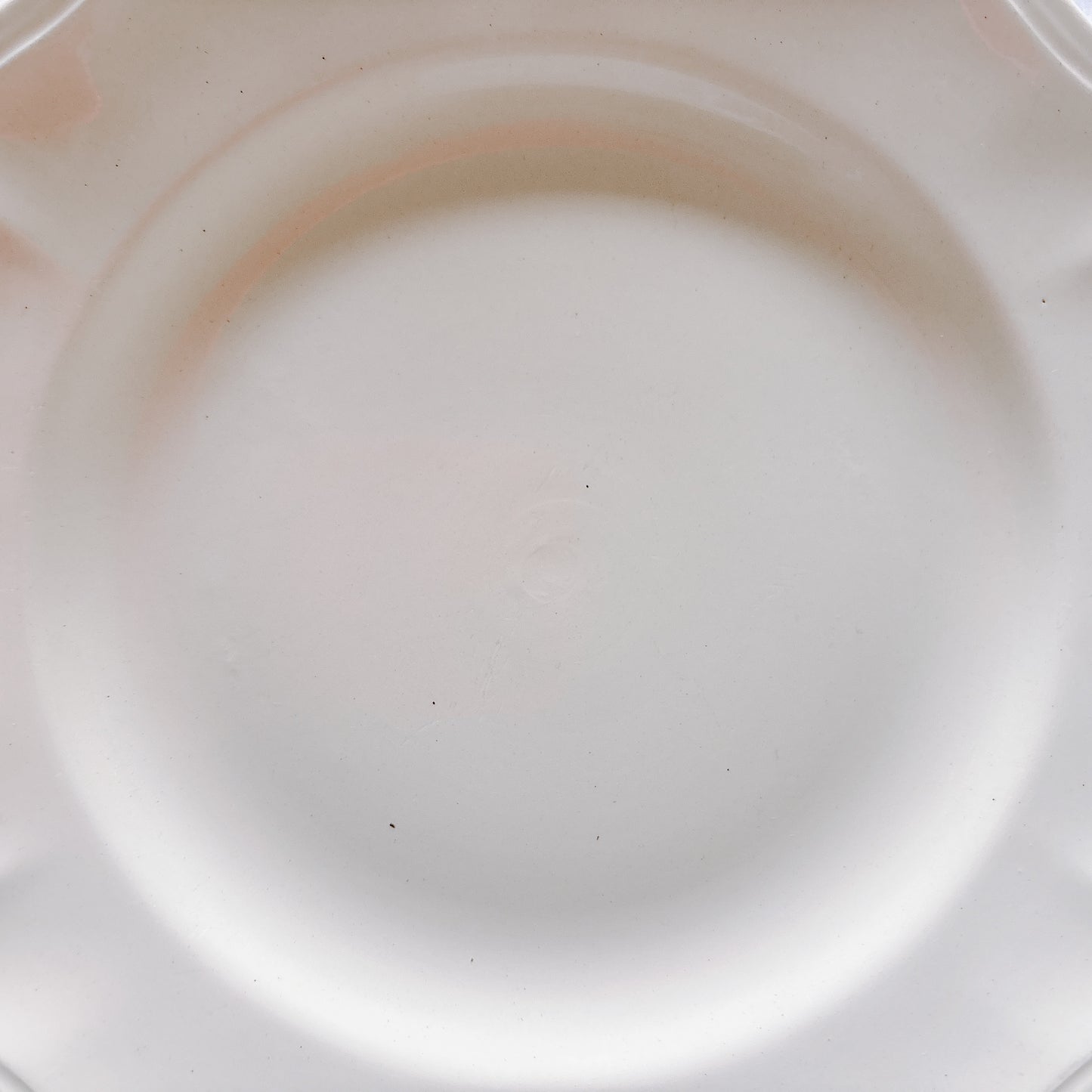 フランス ディゴワン＆サルグミンヌ 花リム ディナープレート 平皿 フランスアンティーク食器 ブロカント　蚤の市