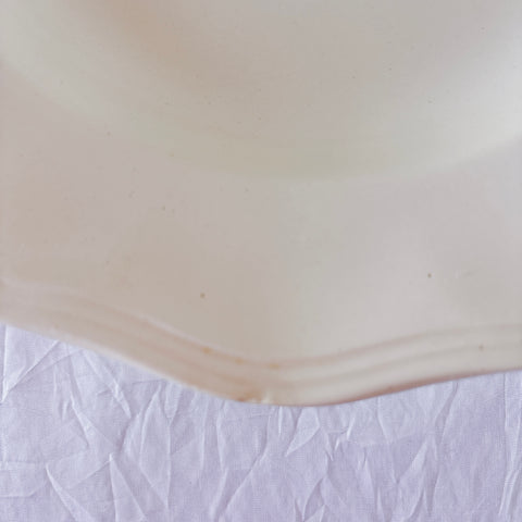 フランス ディゴワン＆サルグミンヌ 花リム スーププレート 深皿 フランスアンティーク食器 ブロカント　蚤の市