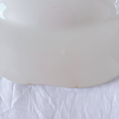 フランス ディゴワン＆サルグミンヌ 花リム スーププレート 深皿 フランスアンティーク食器 ブロカント　蚤の市