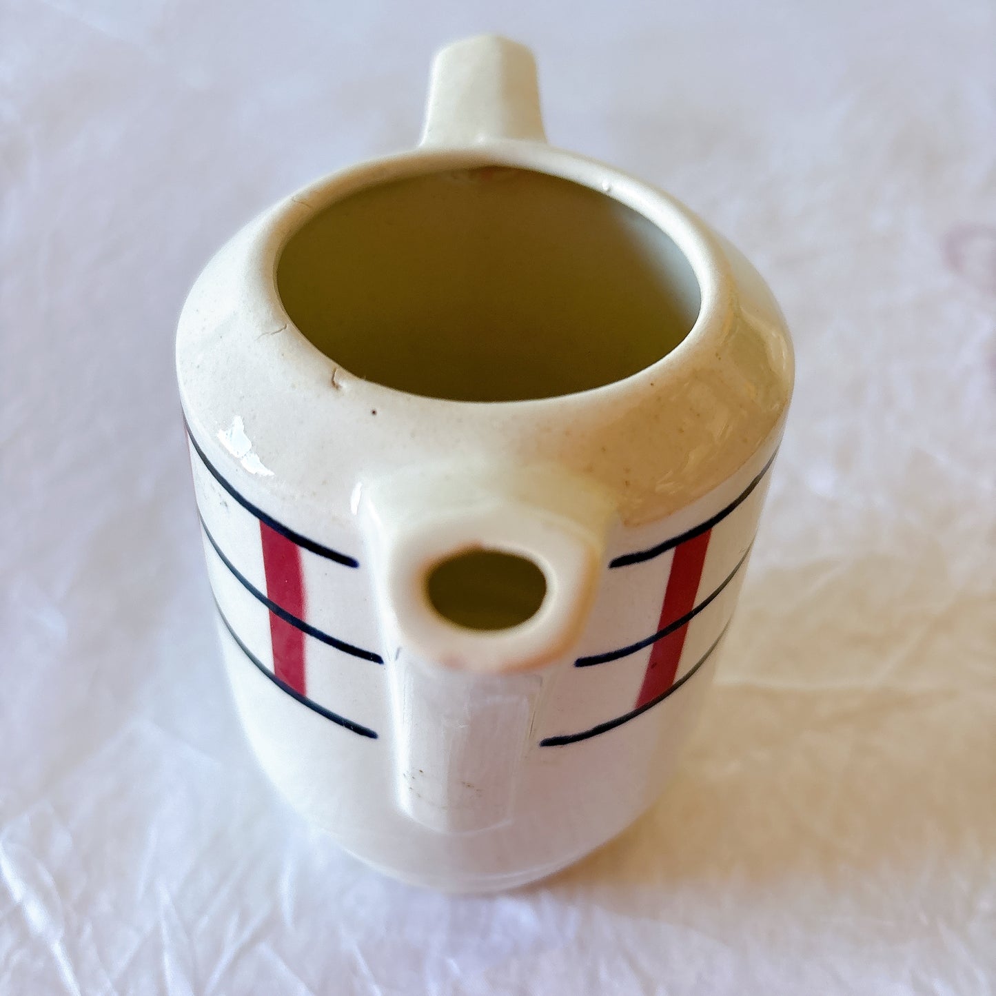 フランスアンティーク サンタマン St Amand 『Lou Basquez』バスク柄 ミルクポット 陶器クリーマー
バスク柄アンティーク