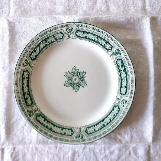 ヴィエイヤーボルドー ディナープレート/平皿 A フランスアンティーク食器 ブロカントアンティークス 蚤の市