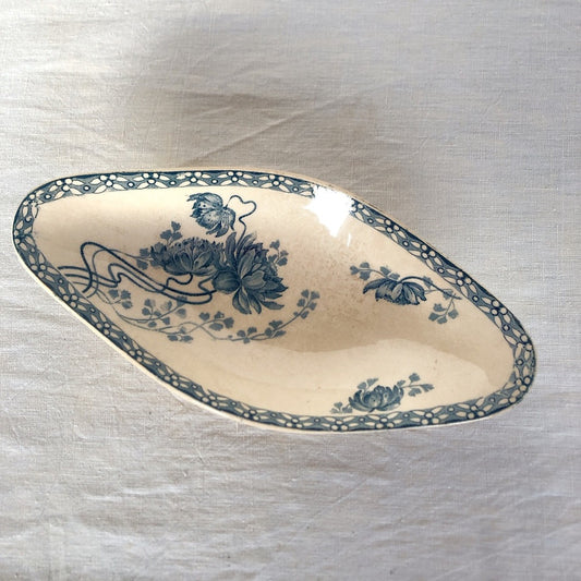 フランスアンティーク UCサルグミンヌ ラヴィエ ”ROYAT” ロワイヤ B フランスアンティーク食器 ブロカント 蚤の市