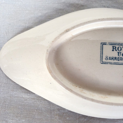 フランスアンティーク UCサルグミンヌ ラヴィエ ”ROYAT” ロワイヤ A フランスアンティーク食器 ブロカント 蚤の市