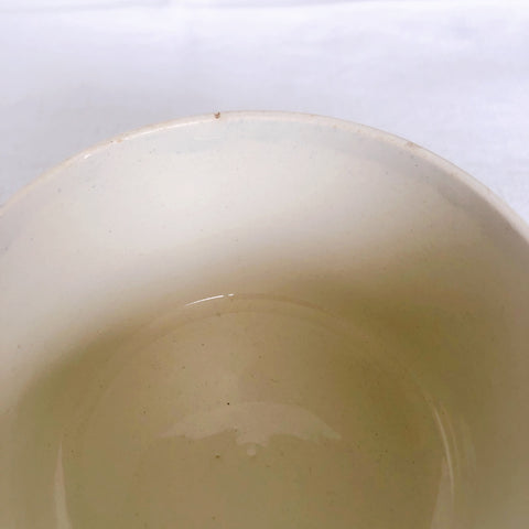 クレイユモントロー HBCM Béarn バスク柄 カップ＆ソーサー「レッドーｘブルー」A フランスアンティーク・食器・皿・プレート ブロカント