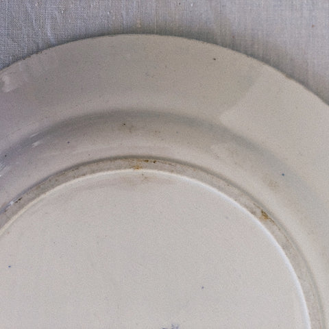 フランスアンティーク UCサルグミンヌ ディナープレート 平皿 ”JARDINIERE” ジャルディ二エール A フランスアンティーク食器 ブロカント 蚤の市
