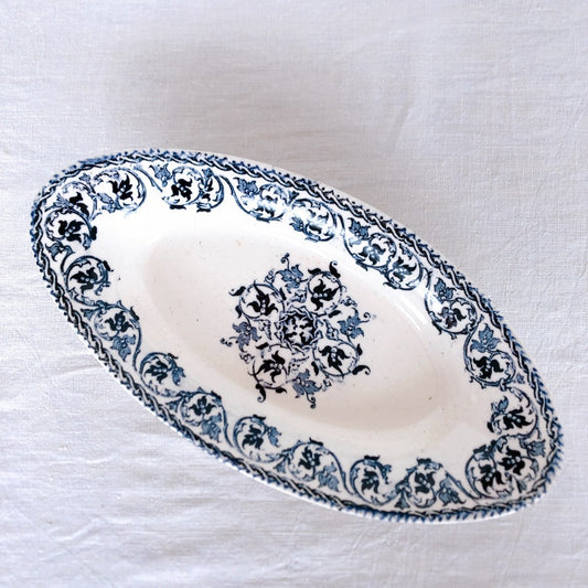 ショワジー・ル・ロワ 『BRIENNE』 ラヴィエ フランスアンティーク食器 アンティーク皿 ブロカント 蚤の市