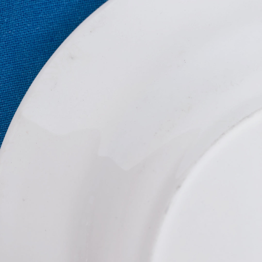 ディゴワンサルグミンヌ Digoin&sarregumines 平皿 ブルー／水色 フランスアンティーク／ビンテージ食器　ブロカント　蚤の市