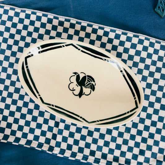 Badonviller バドンヴィレー ラヴィエ『PARADIS』A フランスアンティーク食器 ブロカント 蚤の市