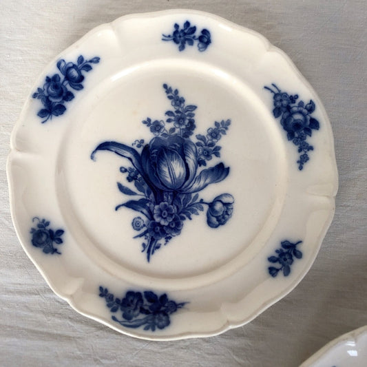 ビレロイ&ボッホ ディナープレート『ブルーストラスブルグ』B フランスアンティーク食器 ブロカント 蚤の市