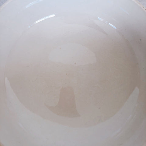 ジアン Gien 『BAYONNE』サラディエ／スーピエール バスク柄 レッド✕ブルー フランスアンティーク・食器・皿・プレート ブロカント