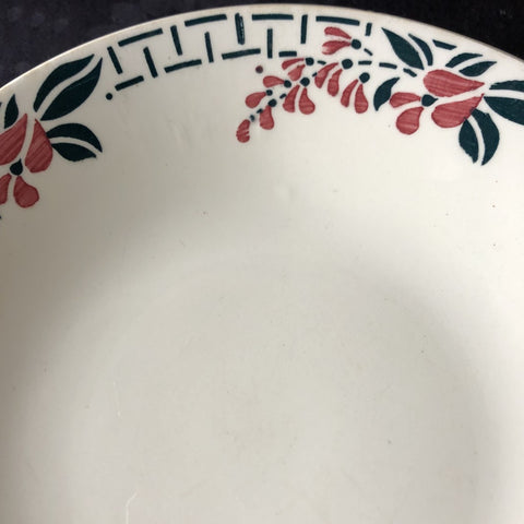 フランスアンティーク・サンタマンのスーププレート 深皿 20㎝　A