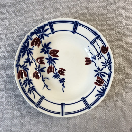 フランスアンティーク・食器・皿・プレート ブロカント Badonviller バドンヴィレーMESSIDOR・スーププレート D