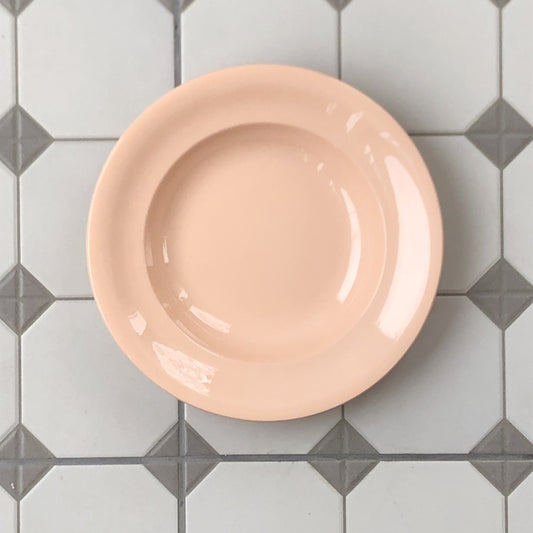 フランスアンティーク・Longwy・ロンウィー スーププレート 22.7㎝ D