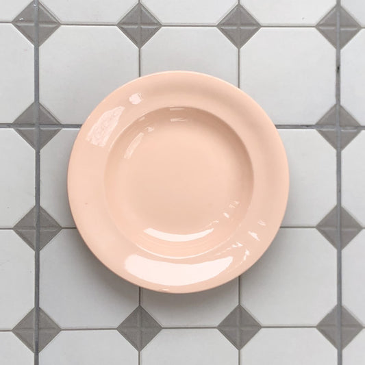 フランスアンティーク・Longwy・ロンウィー-スーププレート-22.7㎝ F