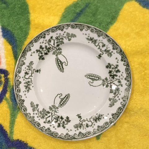 フランスアンティーク・サンタマン アマ―ジュのディナープレート 平皿 22㎝　H