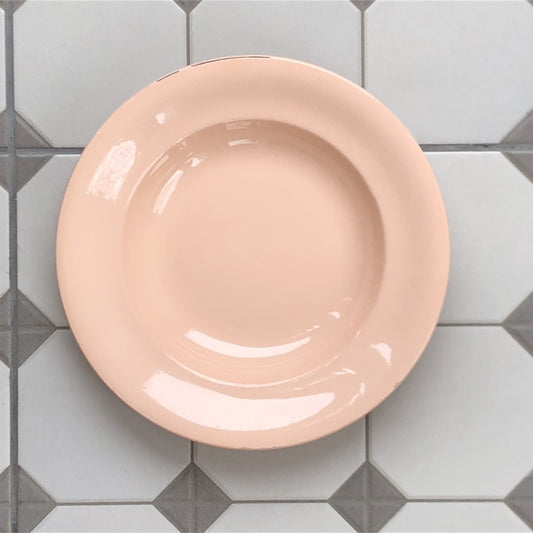 フランスアンティーク・Longwy・ロンウィー-スーププレート-22.7㎝ H