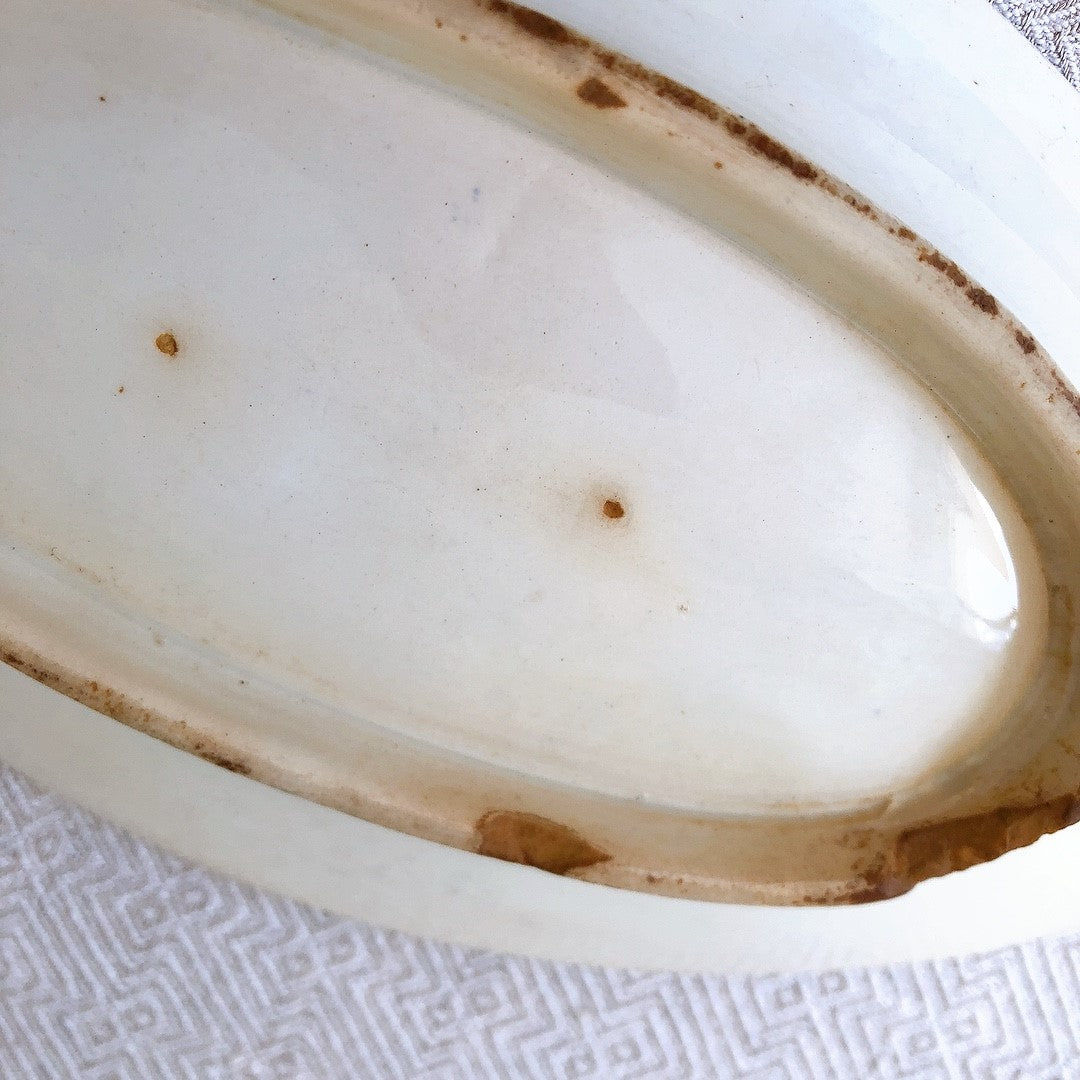フランス アンティーク ラヴィエ・オーバル皿 皿 食器  27㎝