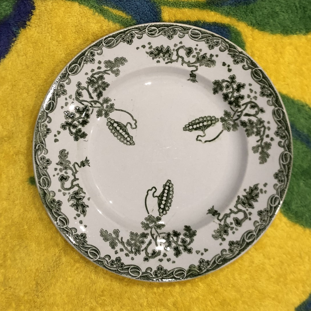 フランスアンティーク・サンタマン アマージュのディナープレート 平皿 22㎝　I
