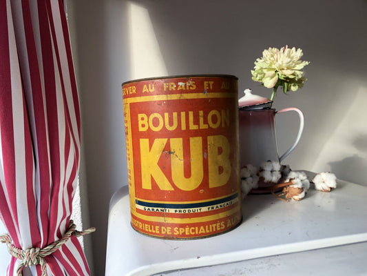 ヴィンテージ-『KUB』-TIN缶-BIG