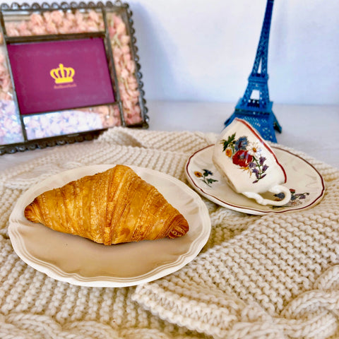 ディゴワンサルグミンヌ 花リム ソーサー・デザートプレート H フランスアンティーク食器　ブロカント　蚤の市