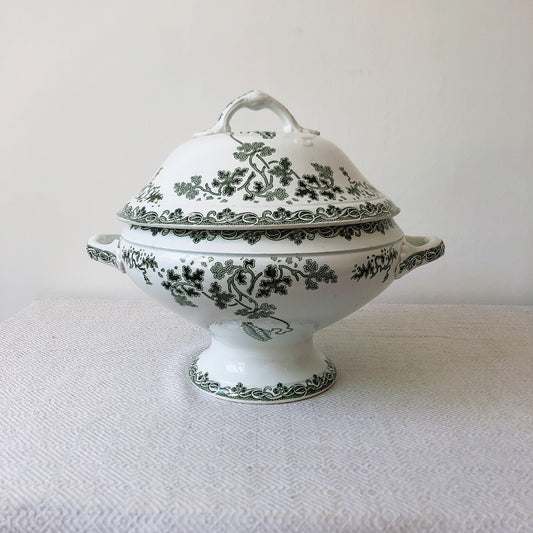 フランスアンティーク・サンタマン アマ―ジュのスーピエール 31㎝ フランスアンティーク食器 ブロカント 蚤の市