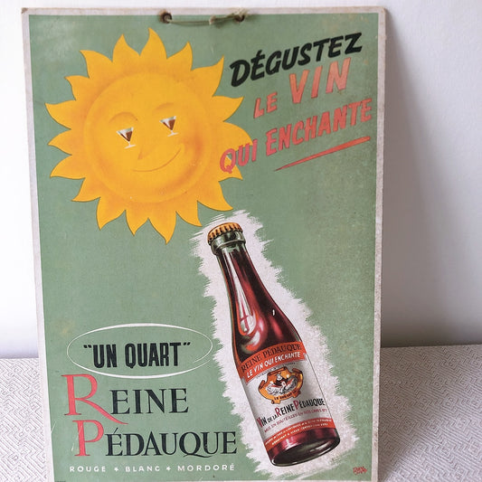 フランス ヴィンテージ看板 壁掛け クラフト製 フランスヴィンテージ雑貨 ブロカント 蚤の市