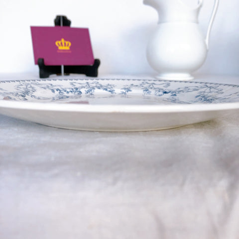 サルグミンヌ U＆C  ”モーツァルト” ディナープレート 平皿 C フランスアンティーク食器 ブロカント 蚤の市