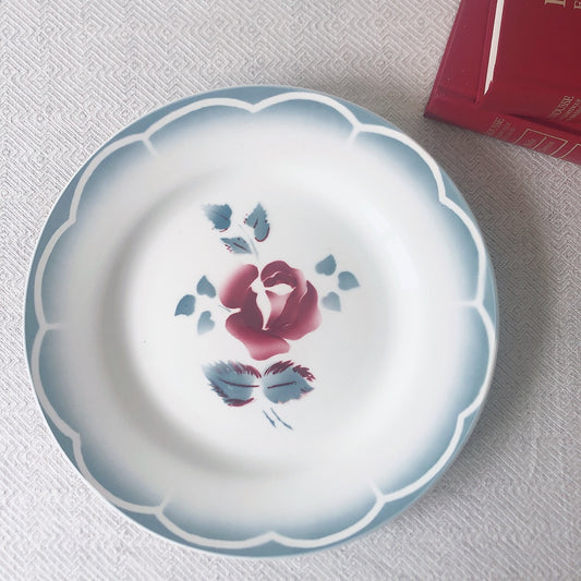 フランス アンティークプレート バラ柄 Digoin&sarreguemines ディゴワンサルグミンヌ 『MAGALI』 E