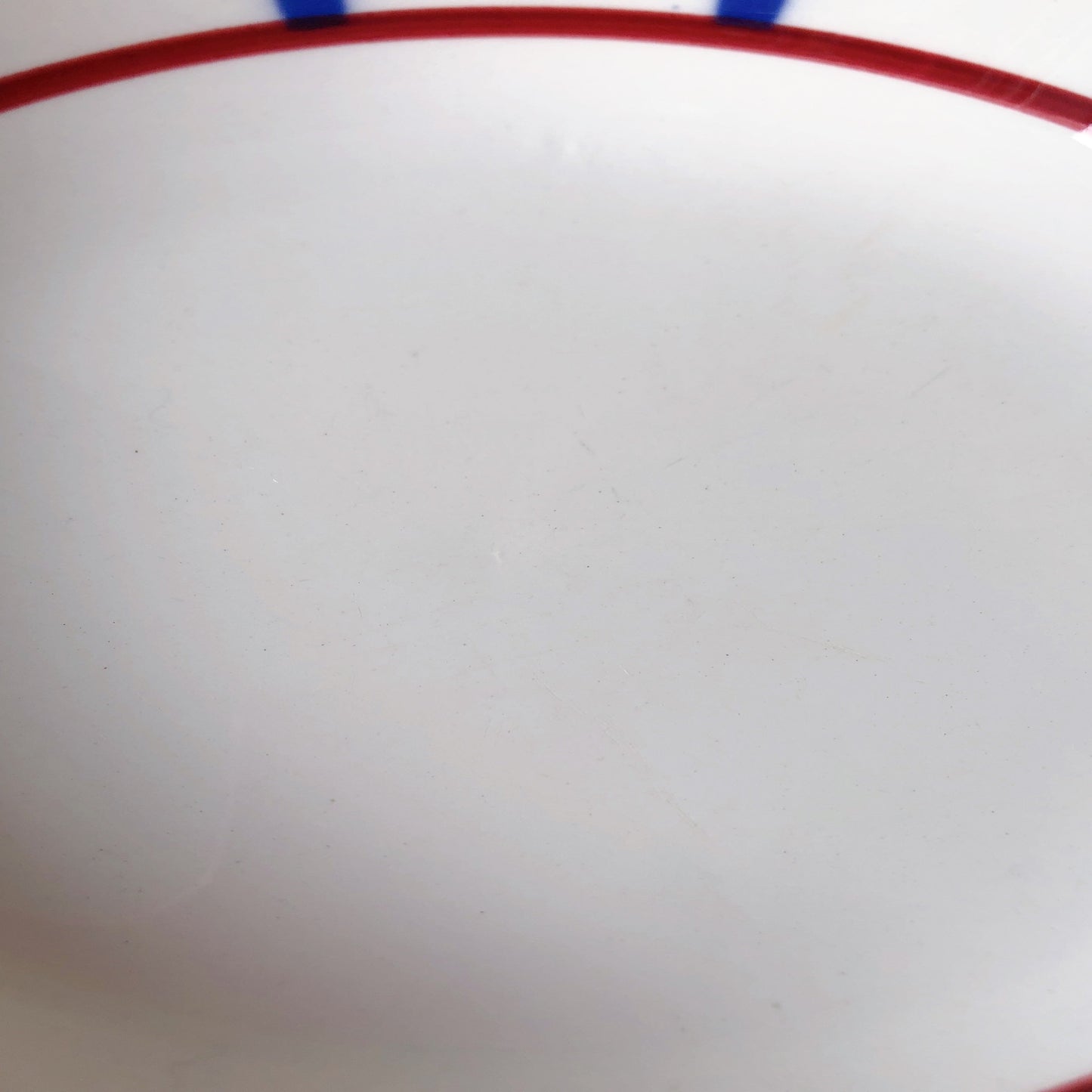 【ご予約】ディゴワンサルグミンヌ バスク柄 キャロットプレート 『ルージュ・マリン』C フランスアンティーク食器 フランス蚤の市・ブロカント バスク柄スーププレート キャロット皿 深皿