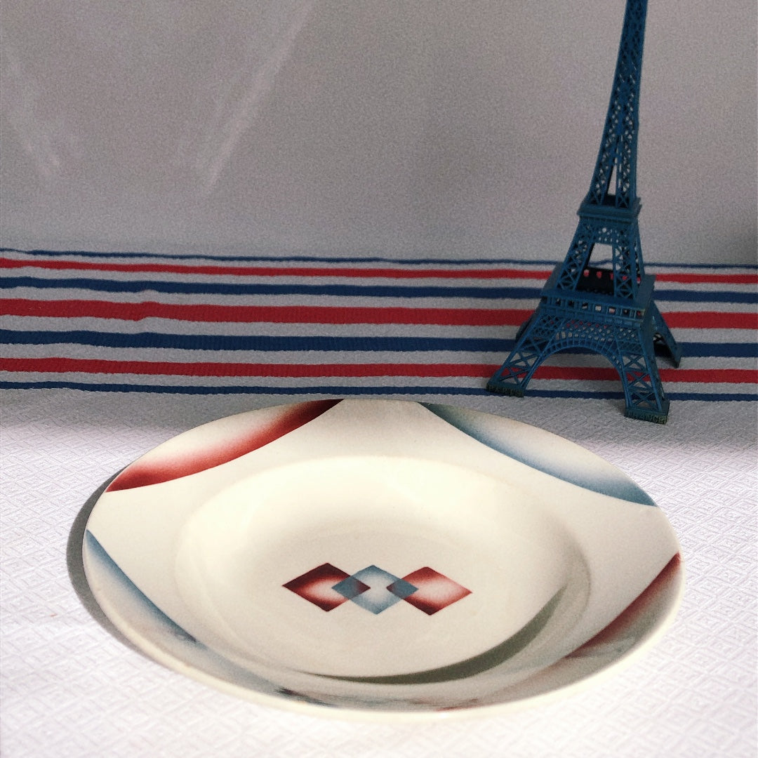 フランスアンティーク・食器・深皿・プレート  Badonviller バドンヴィレー スーププレート 深皿　ブロカント