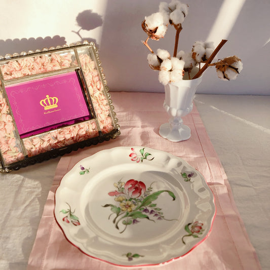 ご予約 リュネヴィル コンポティエ ケーキスタンド " Réverbère"シリーズ A フランスアンティーク 蚤の市 ブロカント