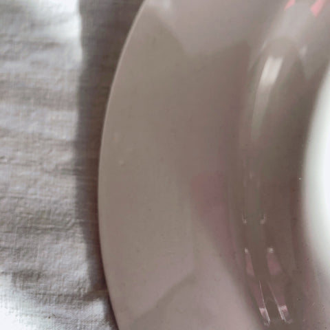 ディゴワンサルグミンヌ バスク柄プレート  大皿 30.8cm『ルージュ・マリン』フランスアンティーク食器 フランス蚤の市・ブロカント バスク柄食器