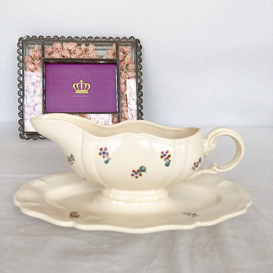 ディゴワン&サルグミンヌ アロマンシュ ソーシエール フランスアンティーク食器 ブロカント 蚤の市