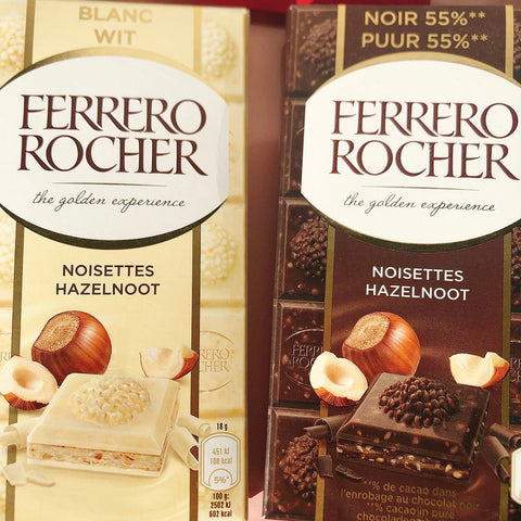 チョコレート フェレロロシェ タブレット ショコラノア＆ノワゼット タブレットチョコレート 日本未入荷 フランス土産