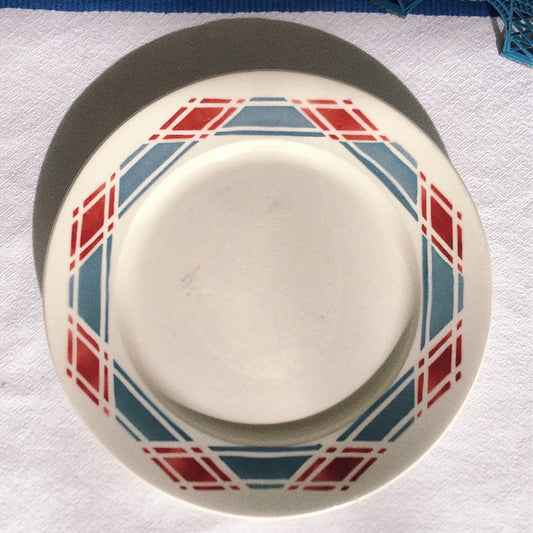 バドンヴィレー Badonviller St Hélier プレート 平皿 ブロカントフランスアンティーク・食器・平皿・プレート