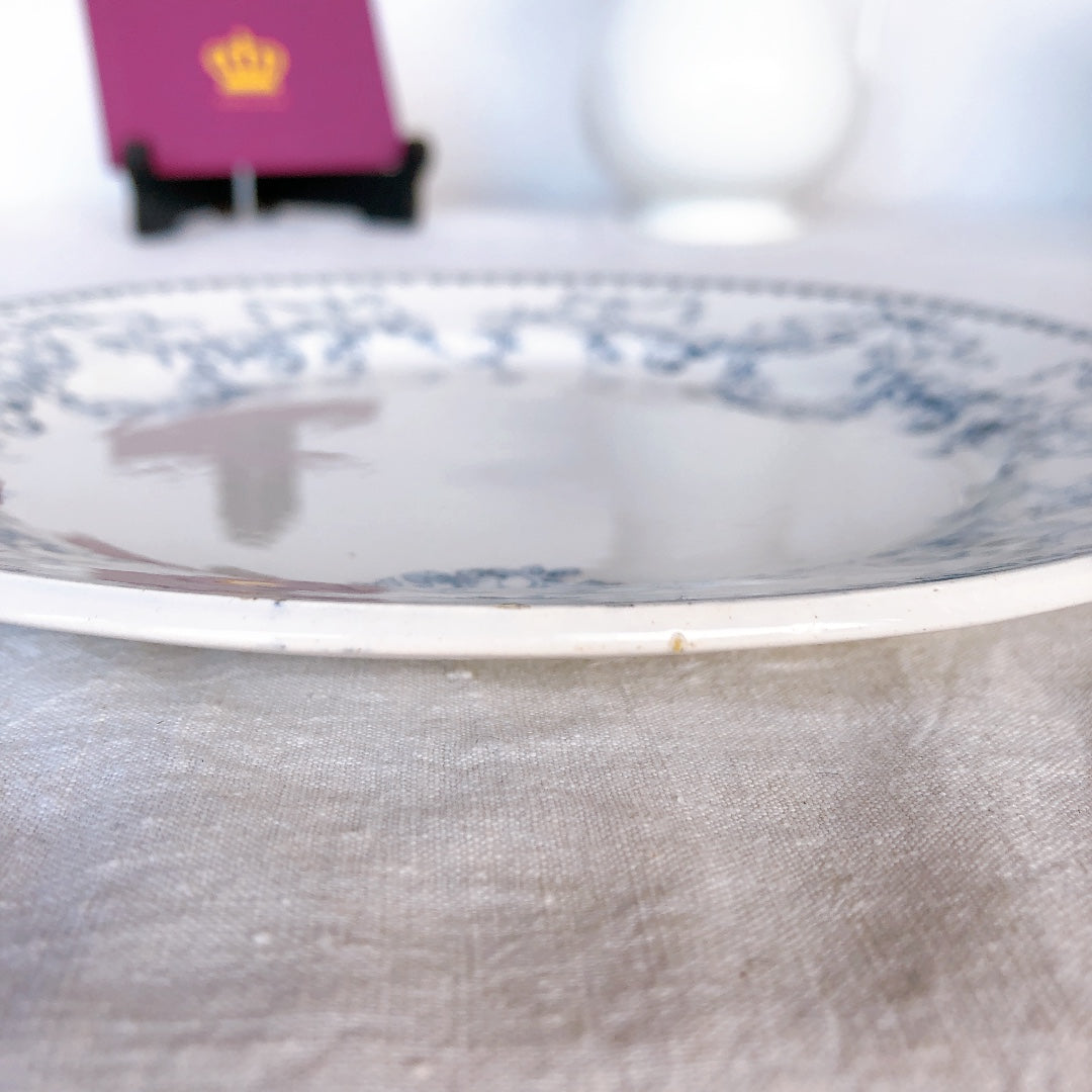 サルグミンヌ U＆C  ”モーツァルト” ディナープレート 平皿 B フランスアンティーク食器 ブロカント 蚤の市