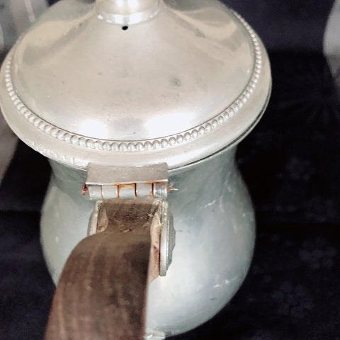 フランス エタン・ドゥ・マノワ社 エタン（ピューター）製 コーヒーポット・ティーポット アンティーク食器・蚤の市・ブロカント