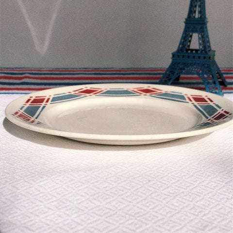 バドンヴィレー Badonviller St Hélier プレート 平皿　ブロカントフランスアンティーク・食器・平皿・プレート