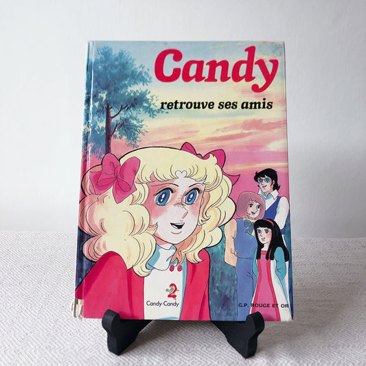 超レア フランス語版 キャンディキャンディ BD 漫画本『 retrouve ses amis 友人との出会い 』フランスヴィンテージ雑貨 ブロカント 蚤の市