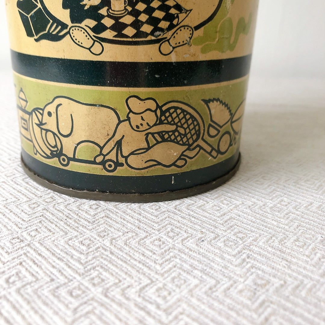 フランスアンティーク ELESCA エレスカ TIN缶 "CHOCOLAT AU LAIT EN POUDRE（ココア）" フランスアンティーク・ヴィンテージ雑貨　ブロカント・蚤の市