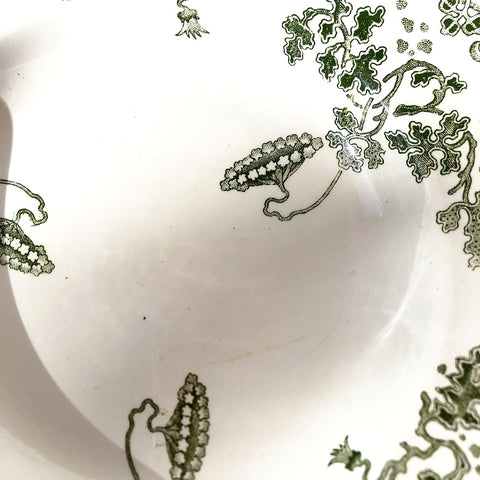 フランスアンティーク・サンタマン アマ―ジュのスーププレート 深皿 22.5㎝ C フランスアンティーク食器　ブロカント　蚤の市